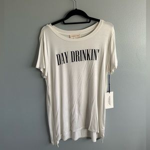 NWT Day Drinking Shirt Size Largr